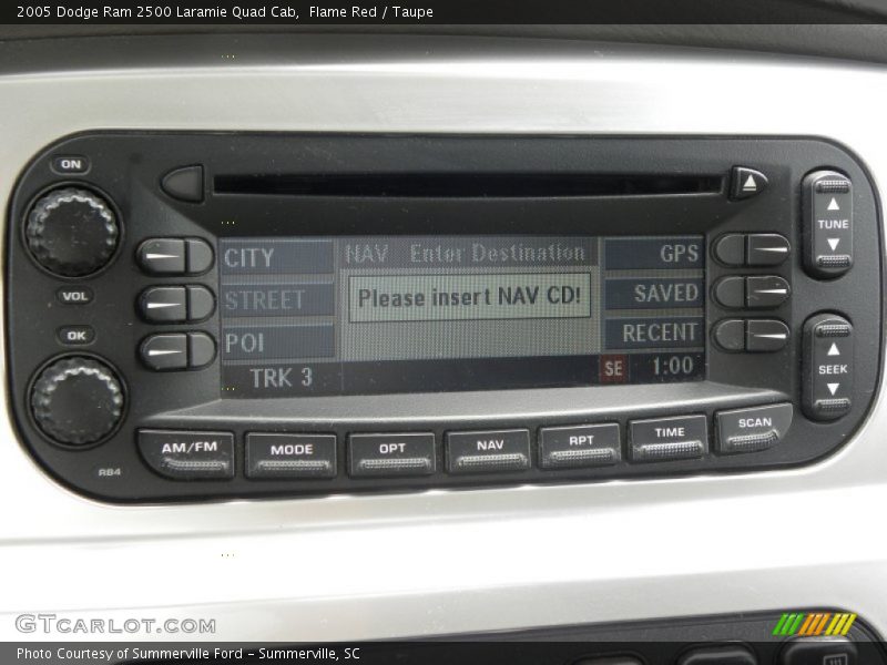 Flame Red / Taupe 2005 Dodge Ram 2500 Laramie Quad Cab