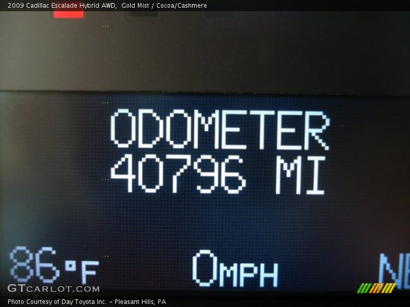 Gold Mist / Cocoa/Cashmere 2009 Cadillac Escalade Hybrid AWD