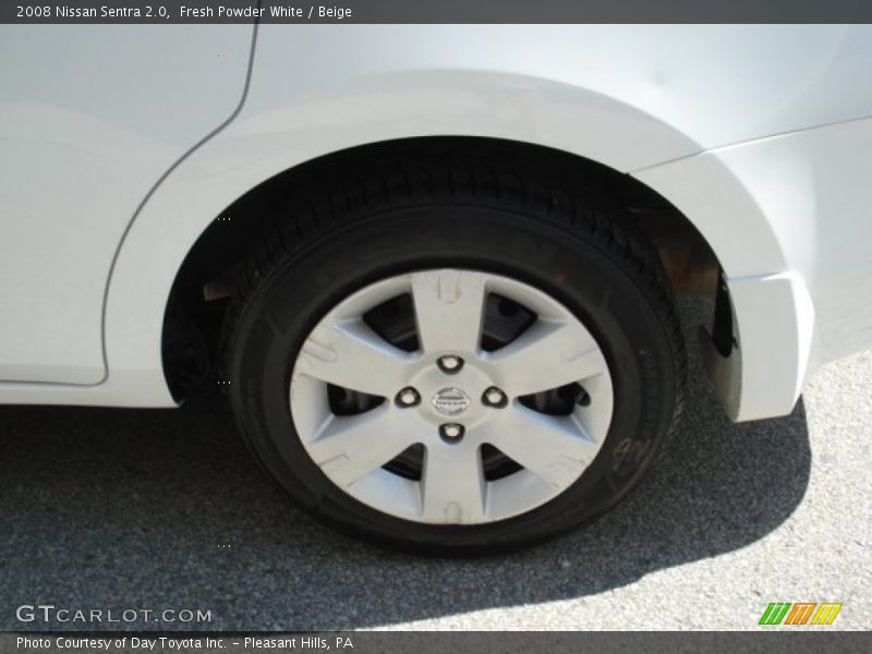 Fresh Powder White / Beige 2008 Nissan Sentra 2.0