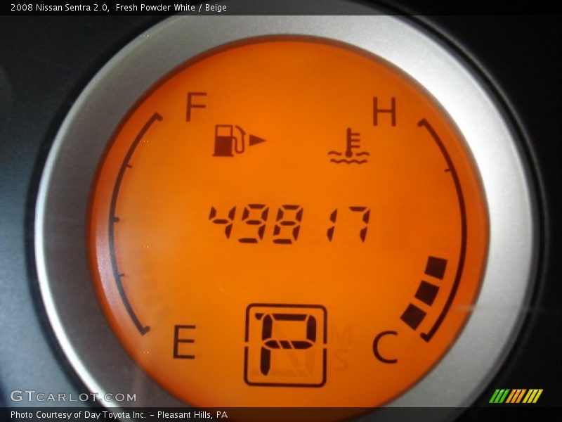 Fresh Powder White / Beige 2008 Nissan Sentra 2.0