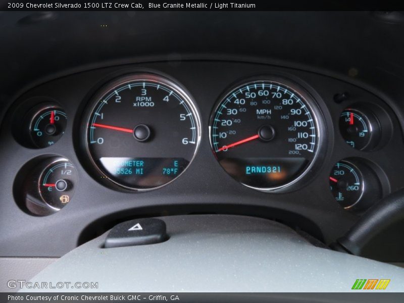  2009 Silverado 1500 LTZ Crew Cab LTZ Crew Cab Gauges