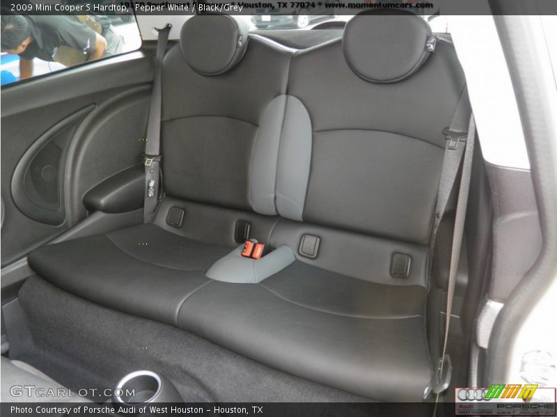 Pepper White / Black/Grey 2009 Mini Cooper S Hardtop