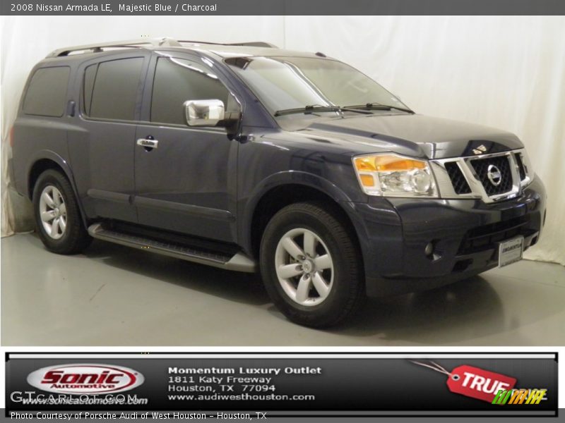 Majestic Blue / Charcoal 2008 Nissan Armada LE