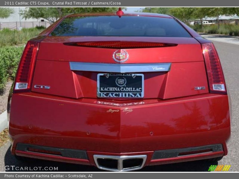 Crystal Red Tintcoat / Cashmere/Cocoa 2011 Cadillac CTS Coupe