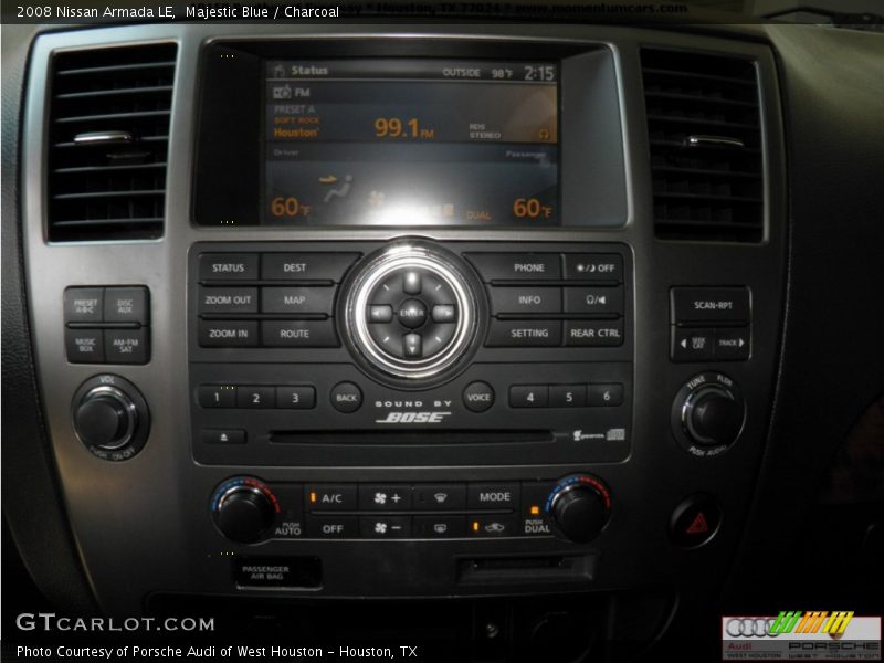 Majestic Blue / Charcoal 2008 Nissan Armada LE