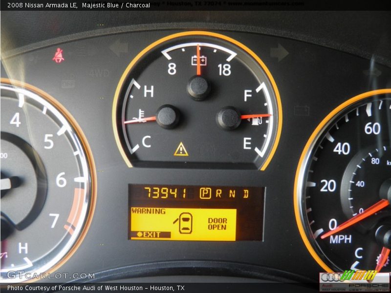 Majestic Blue / Charcoal 2008 Nissan Armada LE