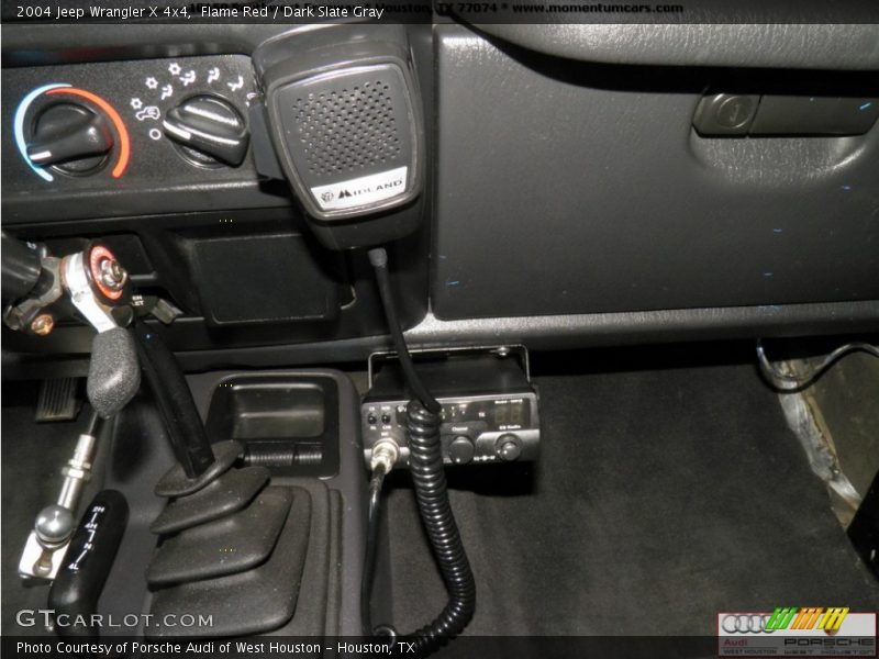 Flame Red / Dark Slate Gray 2004 Jeep Wrangler X 4x4