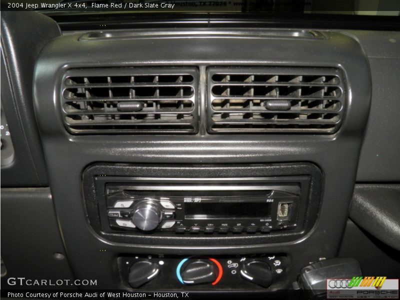 Flame Red / Dark Slate Gray 2004 Jeep Wrangler X 4x4