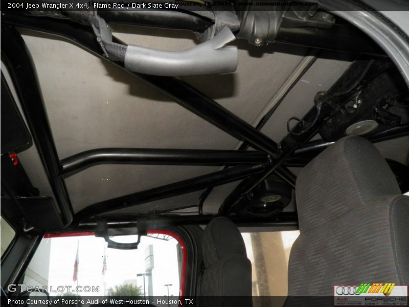 Flame Red / Dark Slate Gray 2004 Jeep Wrangler X 4x4