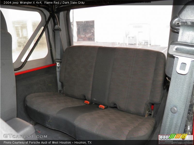 Flame Red / Dark Slate Gray 2004 Jeep Wrangler X 4x4