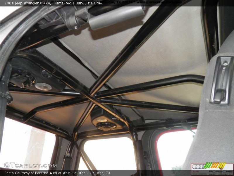 Flame Red / Dark Slate Gray 2004 Jeep Wrangler X 4x4