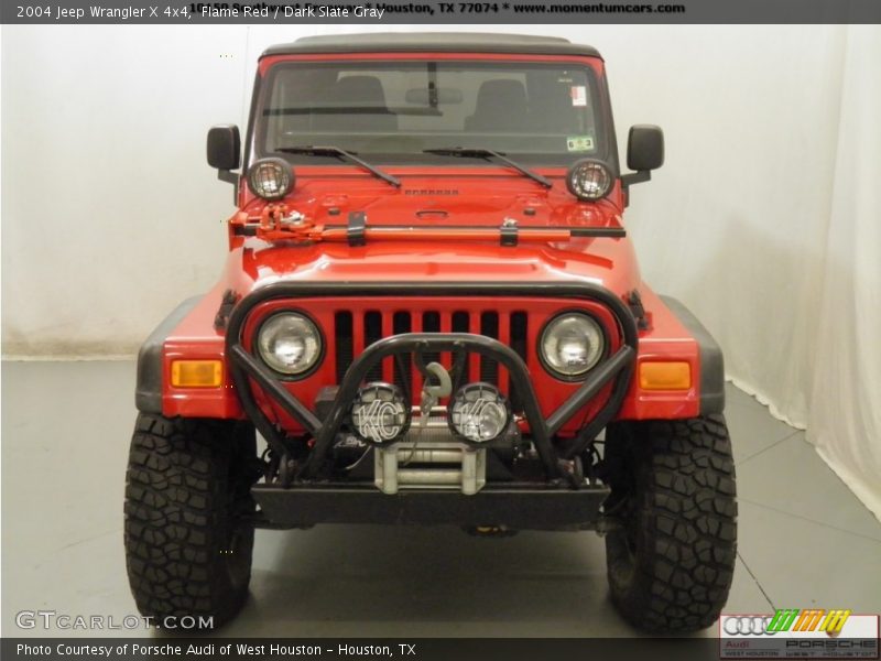 Flame Red / Dark Slate Gray 2004 Jeep Wrangler X 4x4