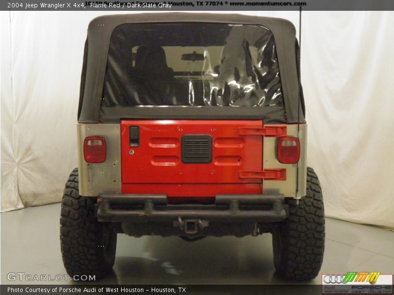 Flame Red / Dark Slate Gray 2004 Jeep Wrangler X 4x4