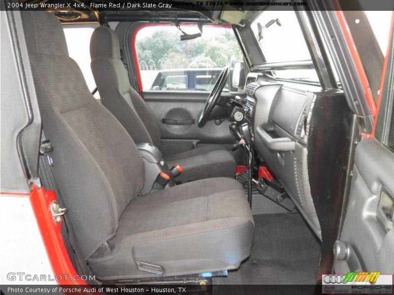 Flame Red / Dark Slate Gray 2004 Jeep Wrangler X 4x4