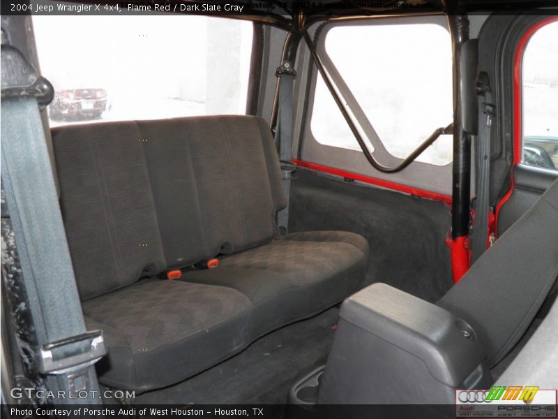 Flame Red / Dark Slate Gray 2004 Jeep Wrangler X 4x4