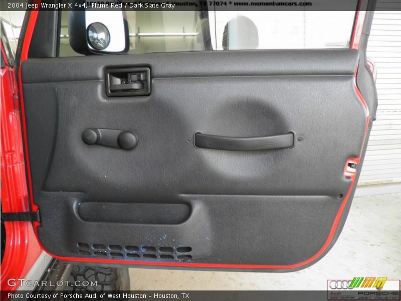 Flame Red / Dark Slate Gray 2004 Jeep Wrangler X 4x4
