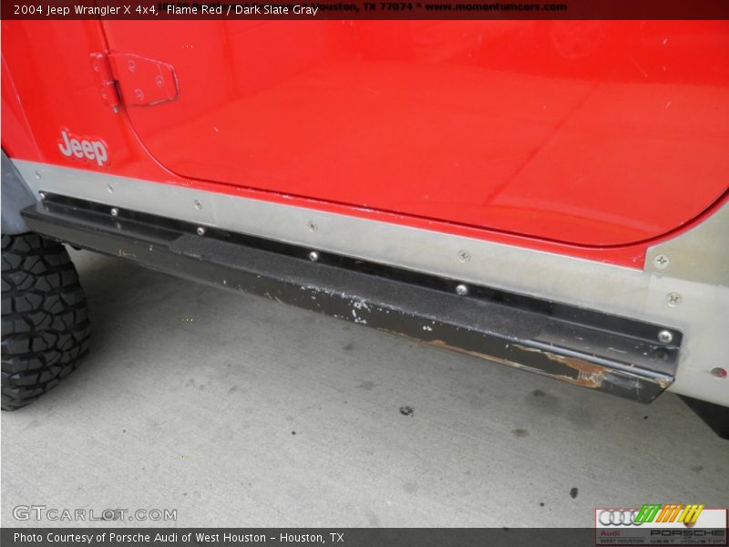Flame Red / Dark Slate Gray 2004 Jeep Wrangler X 4x4