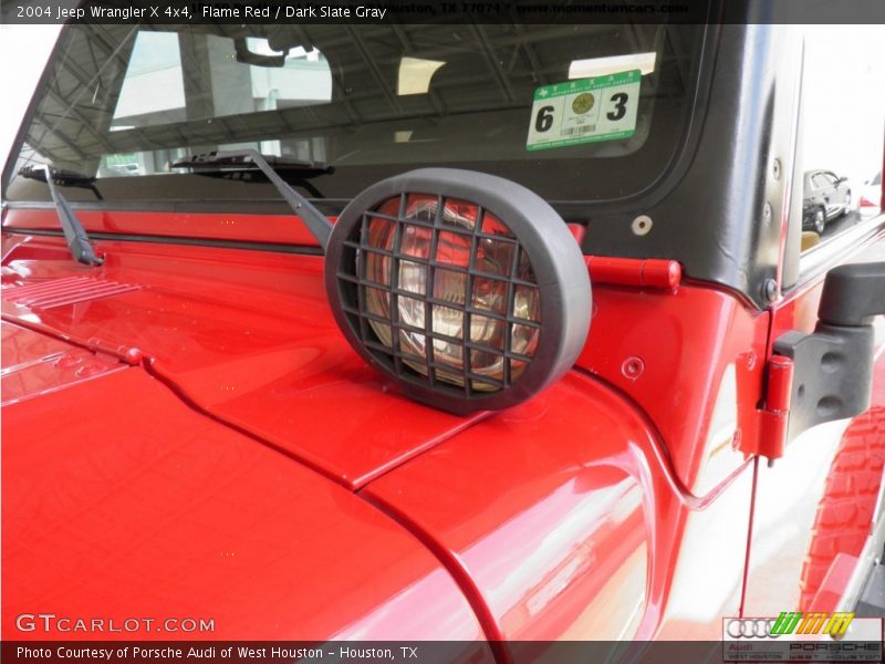 Flame Red / Dark Slate Gray 2004 Jeep Wrangler X 4x4