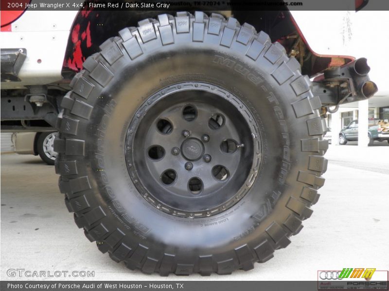 Flame Red / Dark Slate Gray 2004 Jeep Wrangler X 4x4