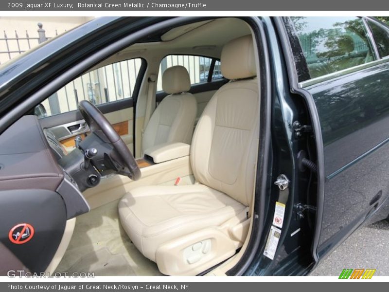 Botanical Green Metallic / Champagne/Truffle 2009 Jaguar XF Luxury
