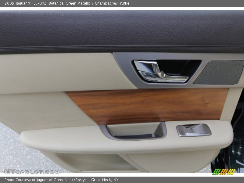 Botanical Green Metallic / Champagne/Truffle 2009 Jaguar XF Luxury