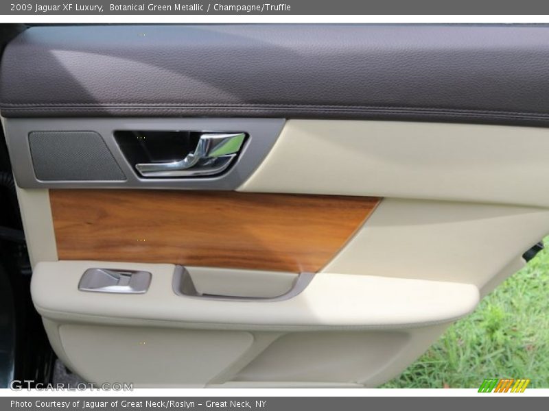 Botanical Green Metallic / Champagne/Truffle 2009 Jaguar XF Luxury