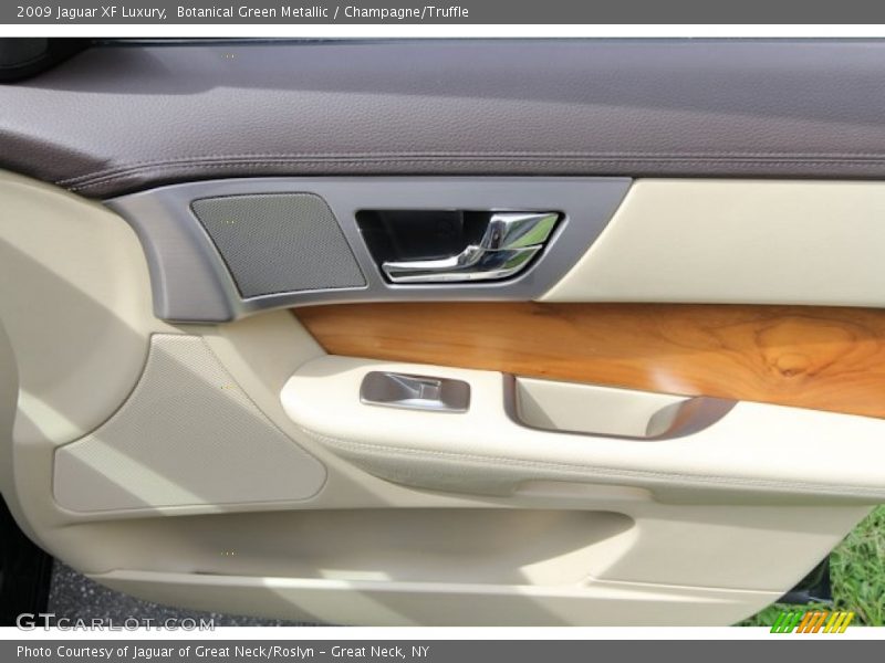Botanical Green Metallic / Champagne/Truffle 2009 Jaguar XF Luxury