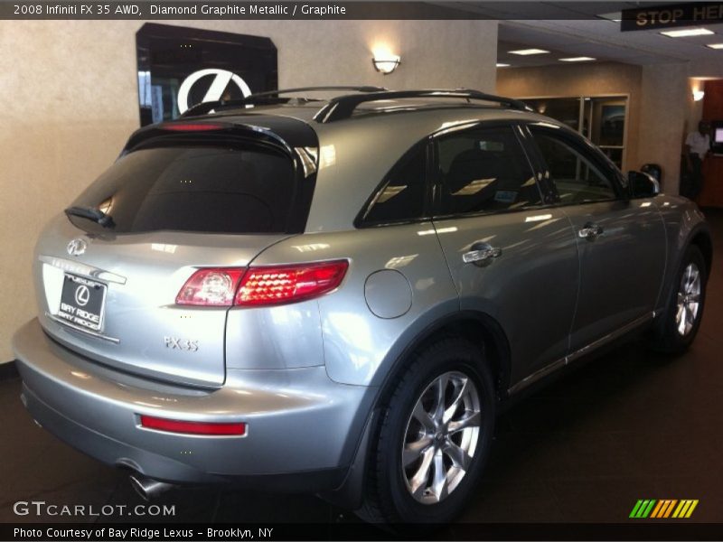 Diamond Graphite Metallic / Graphite 2008 Infiniti FX 35 AWD