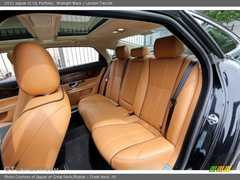 Midnight Black / London Tan/Jet 2012 Jaguar XJ XJL Portfolio
