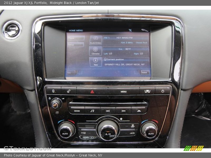 Midnight Black / London Tan/Jet 2012 Jaguar XJ XJL Portfolio