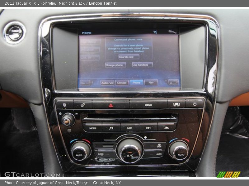 Midnight Black / London Tan/Jet 2012 Jaguar XJ XJL Portfolio