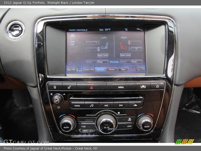 Midnight Black / London Tan/Jet 2012 Jaguar XJ XJL Portfolio