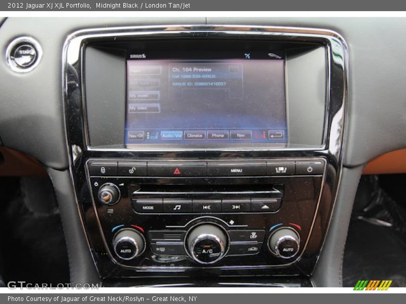 Midnight Black / London Tan/Jet 2012 Jaguar XJ XJL Portfolio