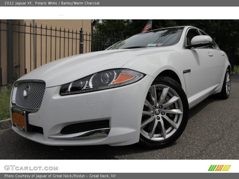 Polaris White / Barley/Warm Charcoal 2012 Jaguar XF