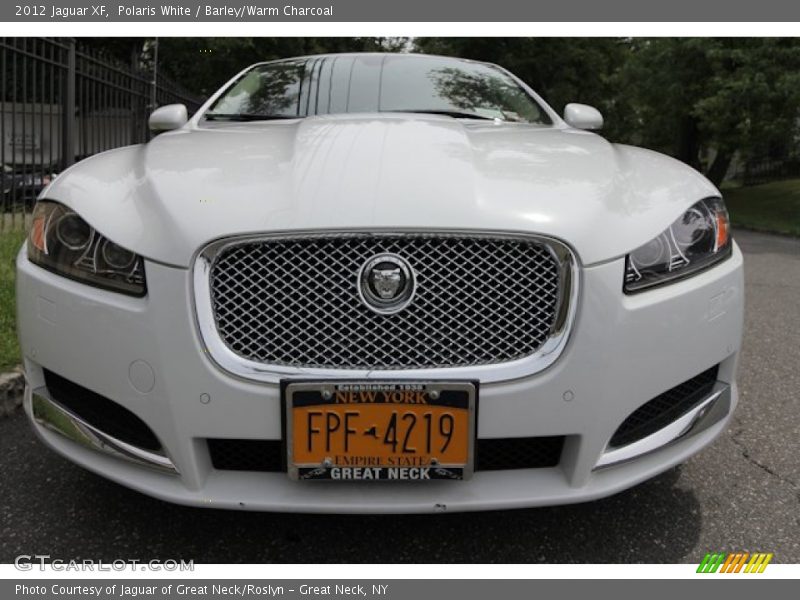 Polaris White / Barley/Warm Charcoal 2012 Jaguar XF
