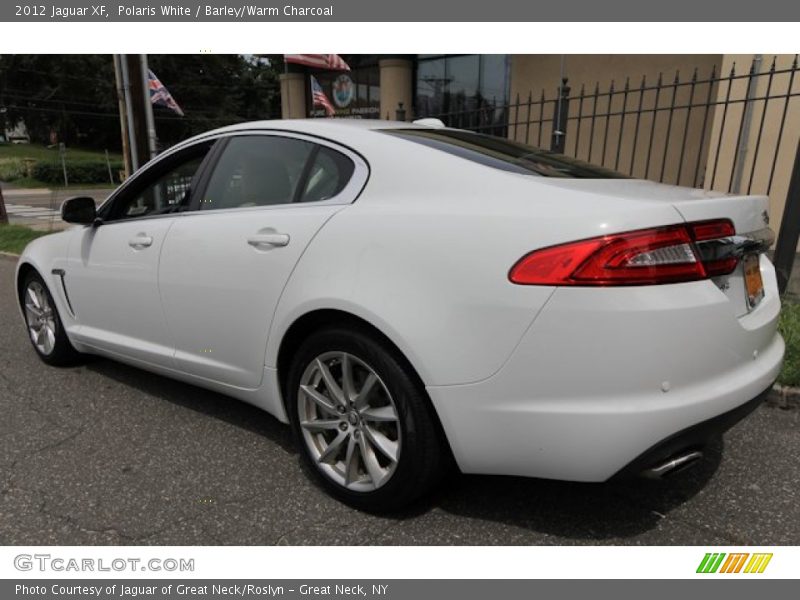Polaris White / Barley/Warm Charcoal 2012 Jaguar XF
