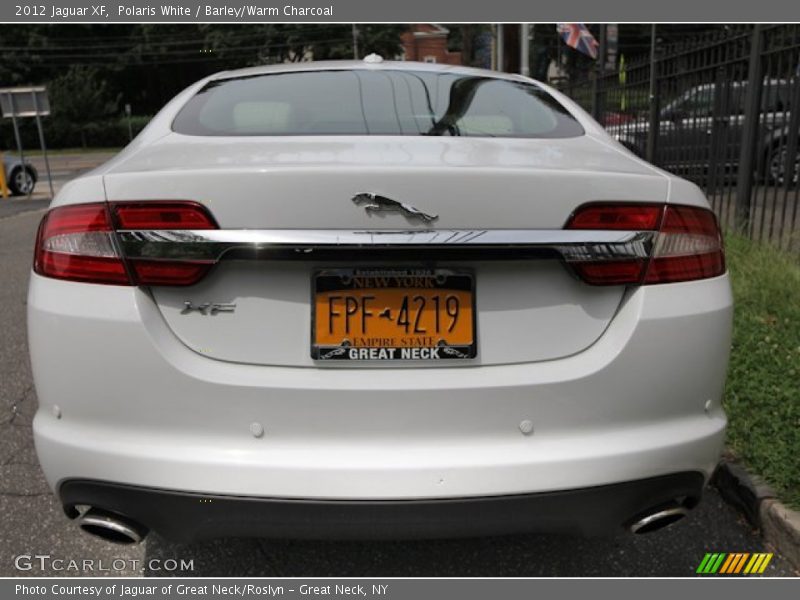Polaris White / Barley/Warm Charcoal 2012 Jaguar XF