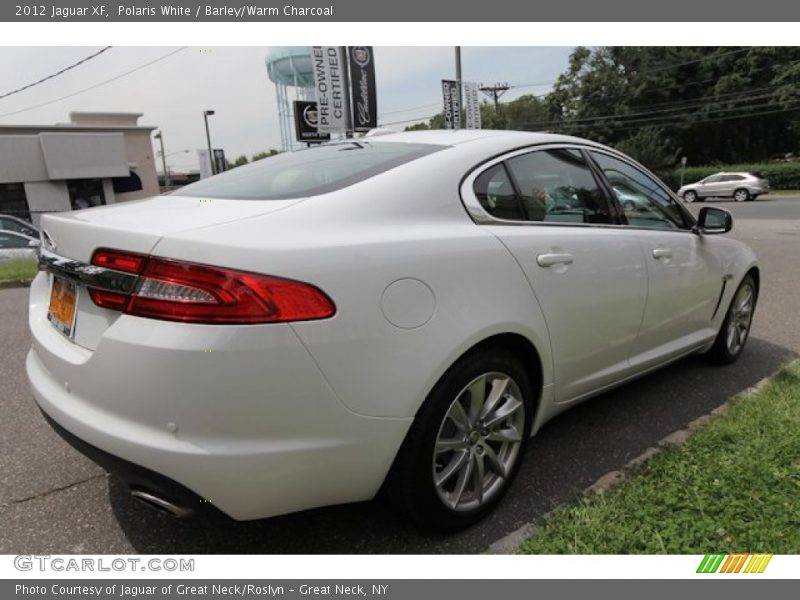 Polaris White / Barley/Warm Charcoal 2012 Jaguar XF