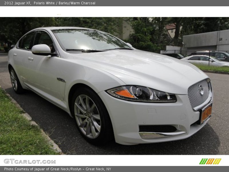 Polaris White / Barley/Warm Charcoal 2012 Jaguar XF