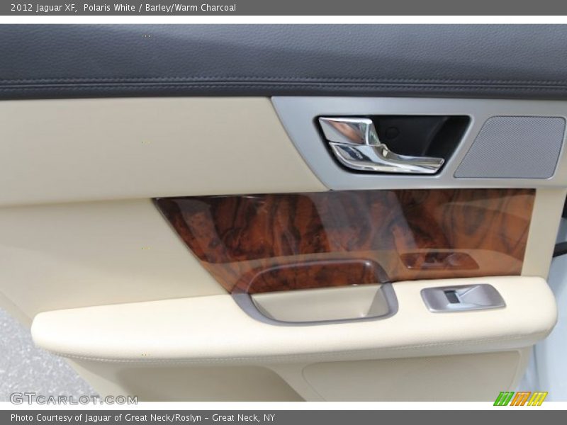 Polaris White / Barley/Warm Charcoal 2012 Jaguar XF