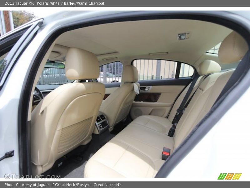 Polaris White / Barley/Warm Charcoal 2012 Jaguar XF