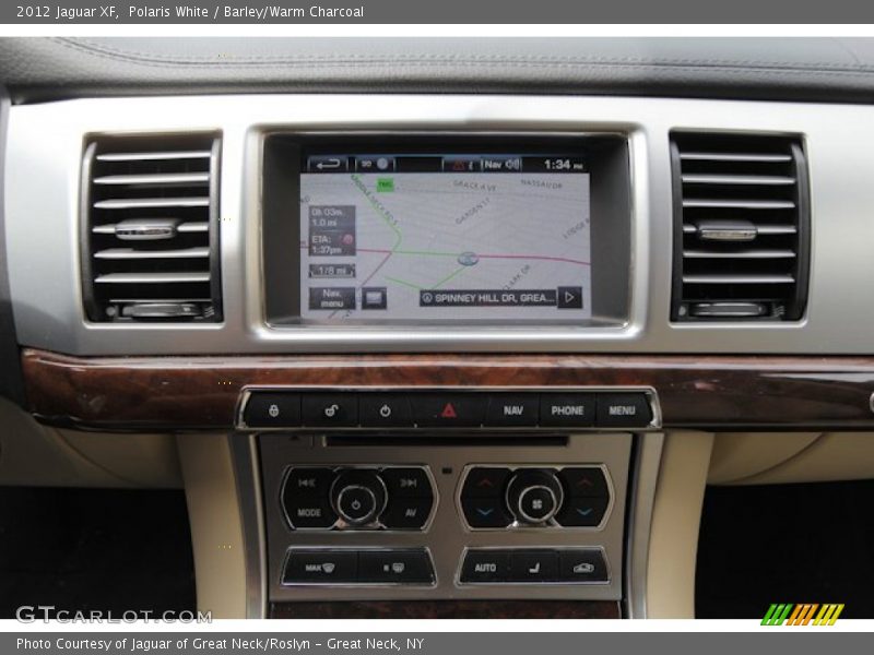 Navigation of 2012 XF 