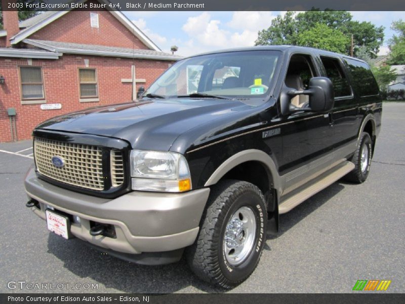 Black / Medium Parchment 2003 Ford Excursion Eddie Bauer 4x4
