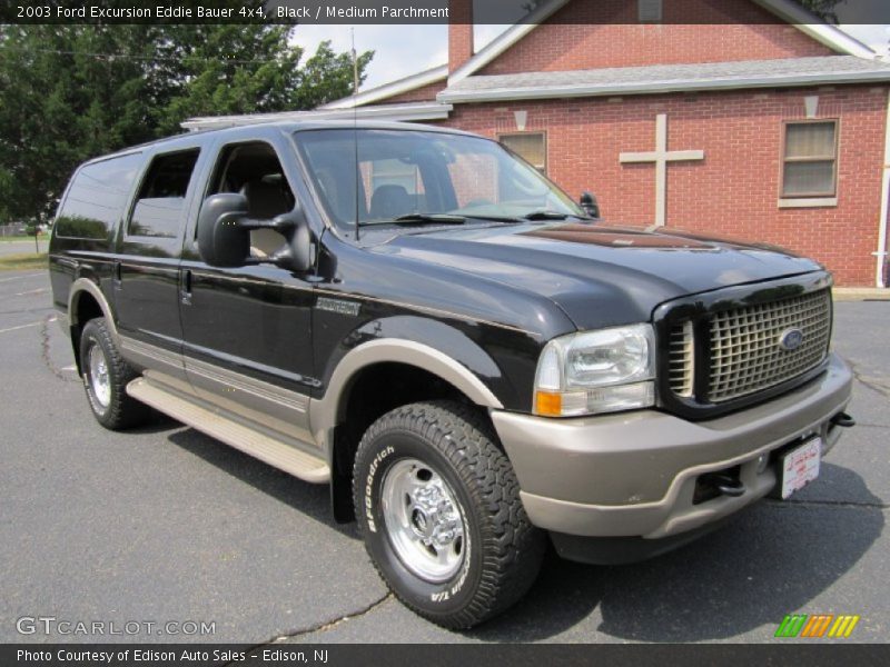 Black / Medium Parchment 2003 Ford Excursion Eddie Bauer 4x4