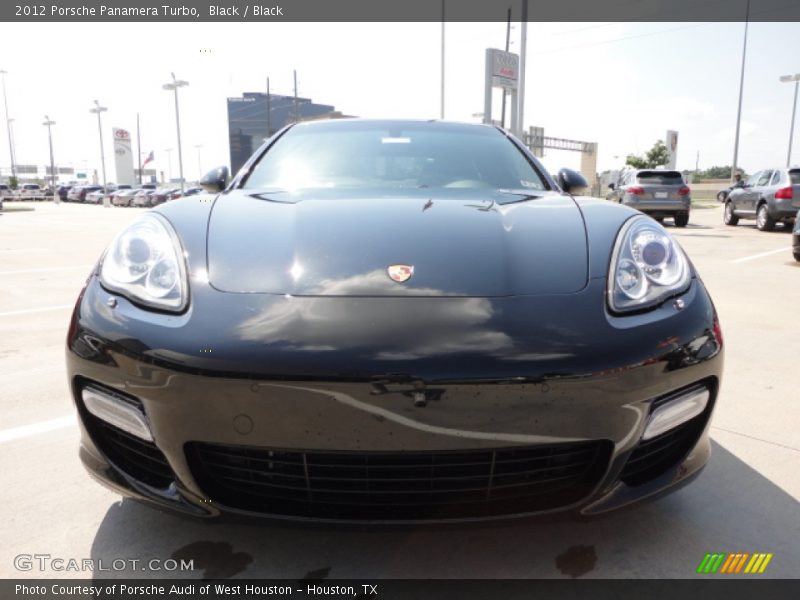 Black / Black 2012 Porsche Panamera Turbo