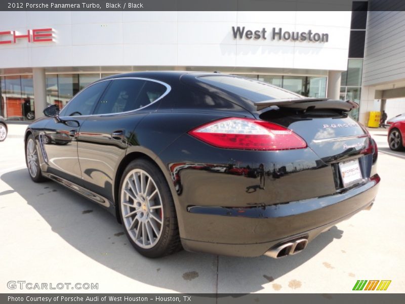 Black / Black 2012 Porsche Panamera Turbo