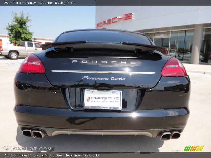 Black / Black 2012 Porsche Panamera Turbo