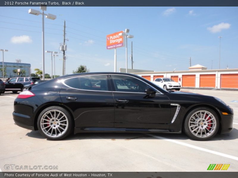 Black / Black 2012 Porsche Panamera Turbo