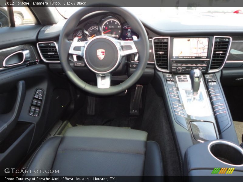 Black / Black 2012 Porsche Panamera Turbo