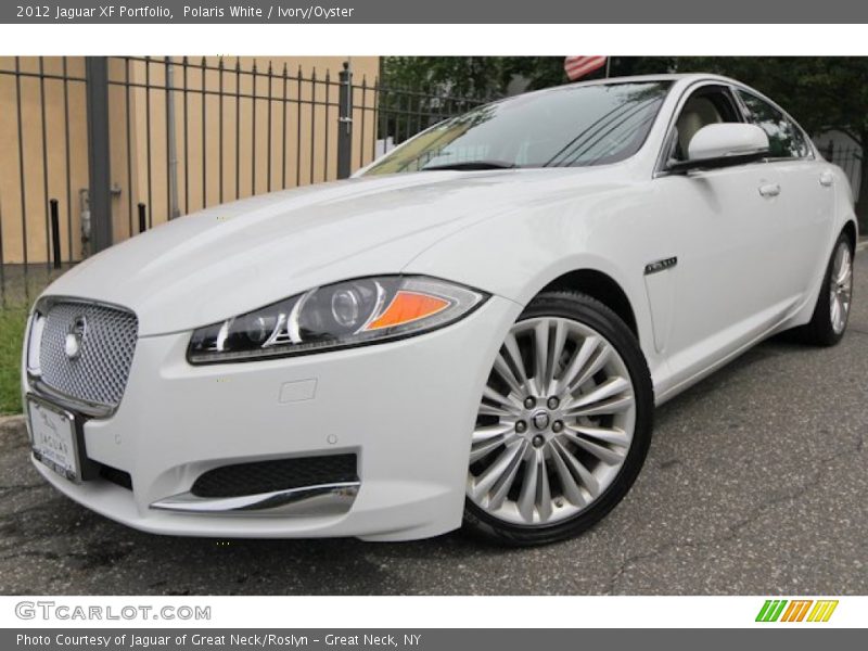Polaris White / Ivory/Oyster 2012 Jaguar XF Portfolio